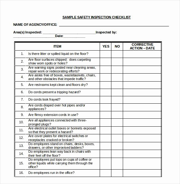 Daily Vehicle Inspection Checklist Template Elegant 30 Word Checklist Template Examples In Word