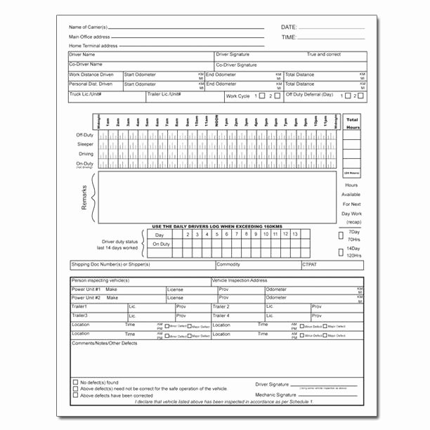 Daily Vehicle Inspection form Best Of 28 Of Vehicle Inspection Log Template