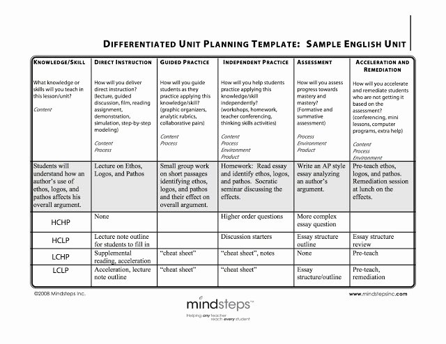 Differentiated Instruction Lesson Plan Template Inspirational Mrs Cook S Blog How to Differentiate Your Lessons