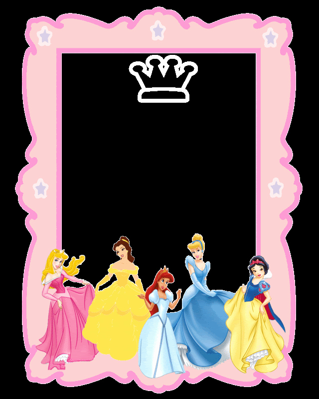 Disney Princess Invitation Template New Disney Princess Blank Invitation