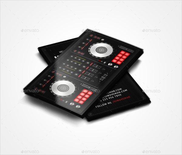 Dj Business Card Template Awesome 19 Dj Business Cards Free &amp; Premium Psd Eps Illustrator Downloads