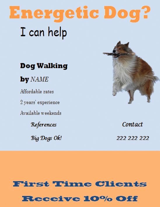 Dog Walking Flyer Templates Free Luxury 25 Best Dog Walking Flyer Certificate Images On Pinterest
