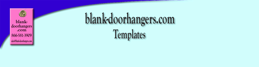 Door Hanger Template Publisher New Doorhangers
