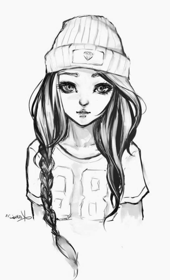 Drawing Of Beautiful Girls Lovely How to Draw A Girl – Step by Step Tutorials and Pictures