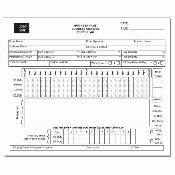 Drivers Log Sheet Template Awesome Drivers Daily Log Truck Driver Log Book