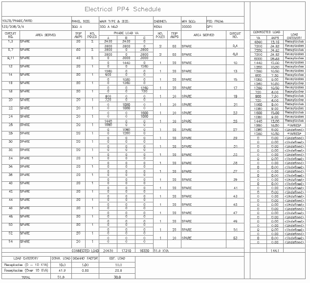 Electrical Panel Schedule Template Fresh About Panel Schedules