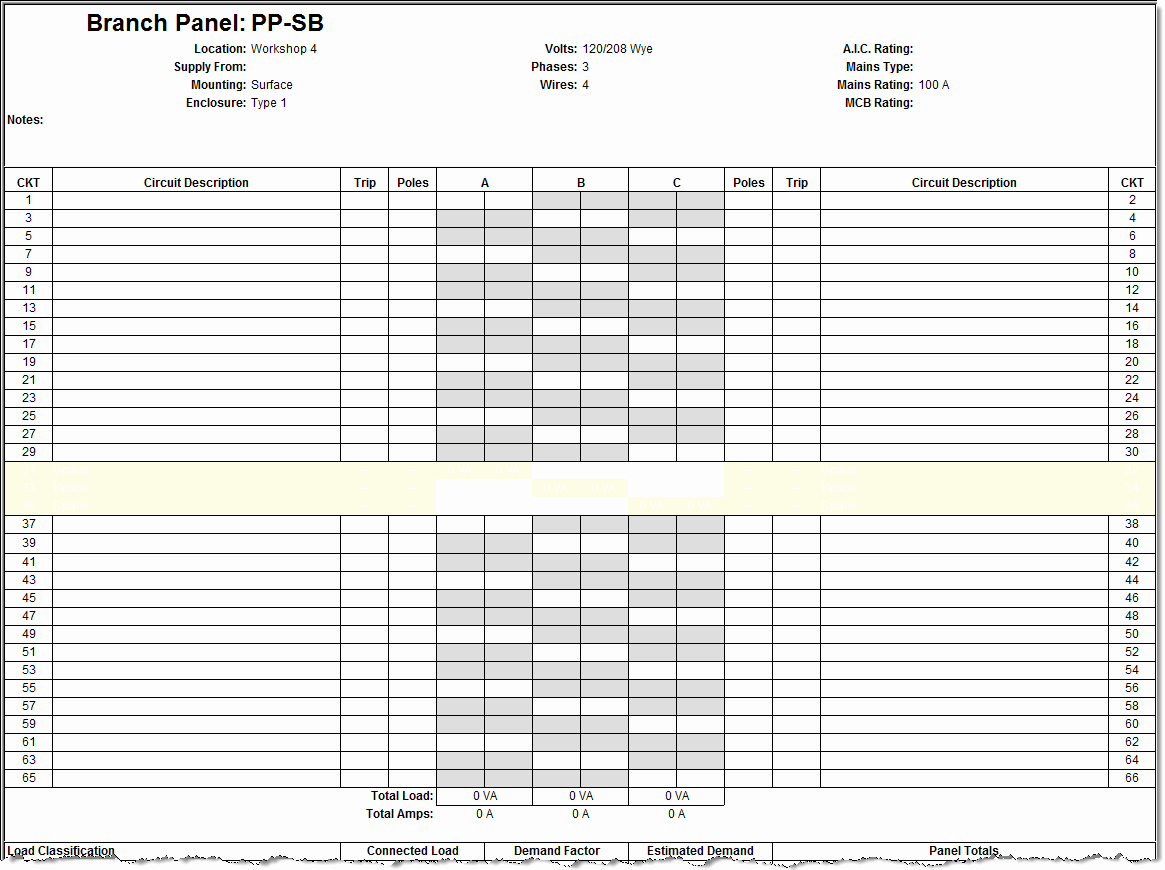 Electrical Panel Schedule Template Lovely Revit Electrical Panel Schedule Configuration Information
