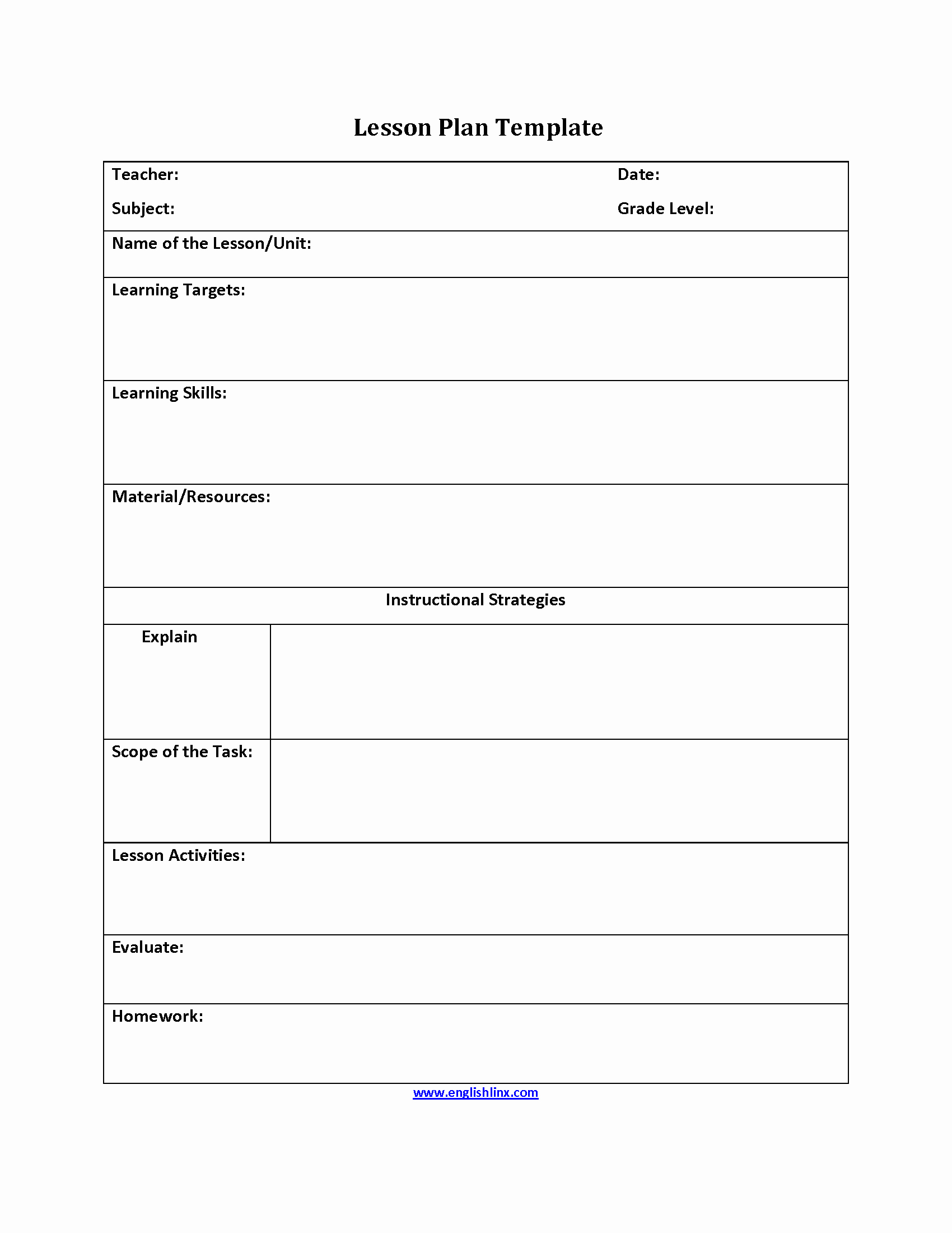 Elementary Art Lesson Plan Template Beautiful What is Lesson Plan Template