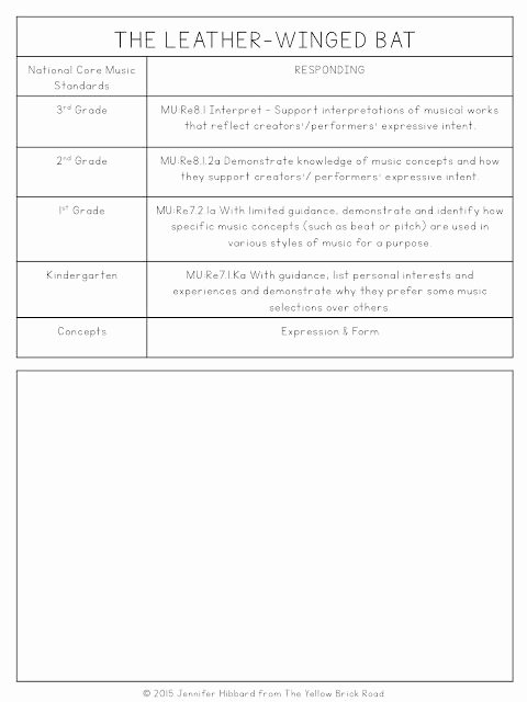 Elementary Music Lesson Plan Template Awesome the Yellow Brick Road Blog