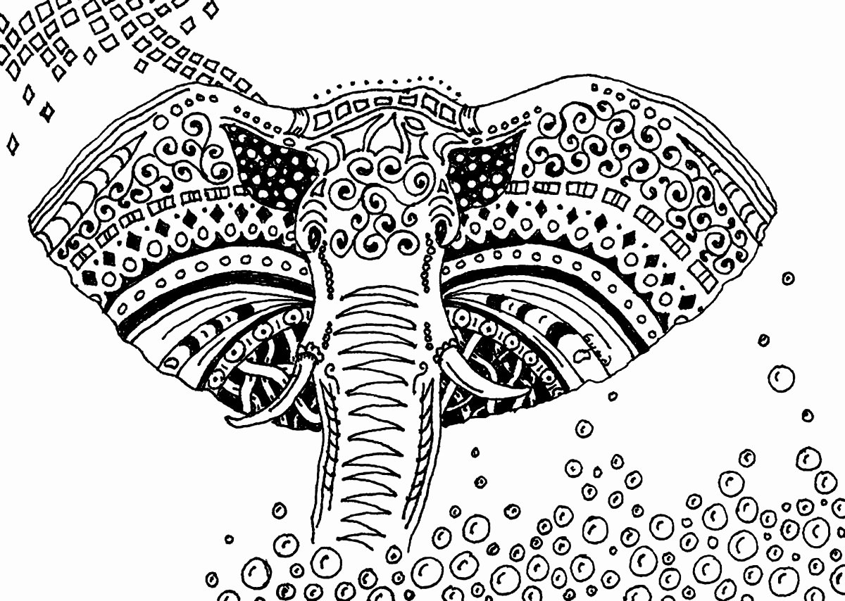 Elephant Mandala Coloring Pages Lovely Elephant Mandala Coloring Pages Collection