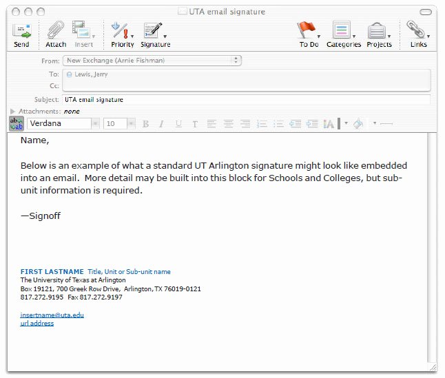 Email Signature for Undergraduate Student Awesome Student Email Signature