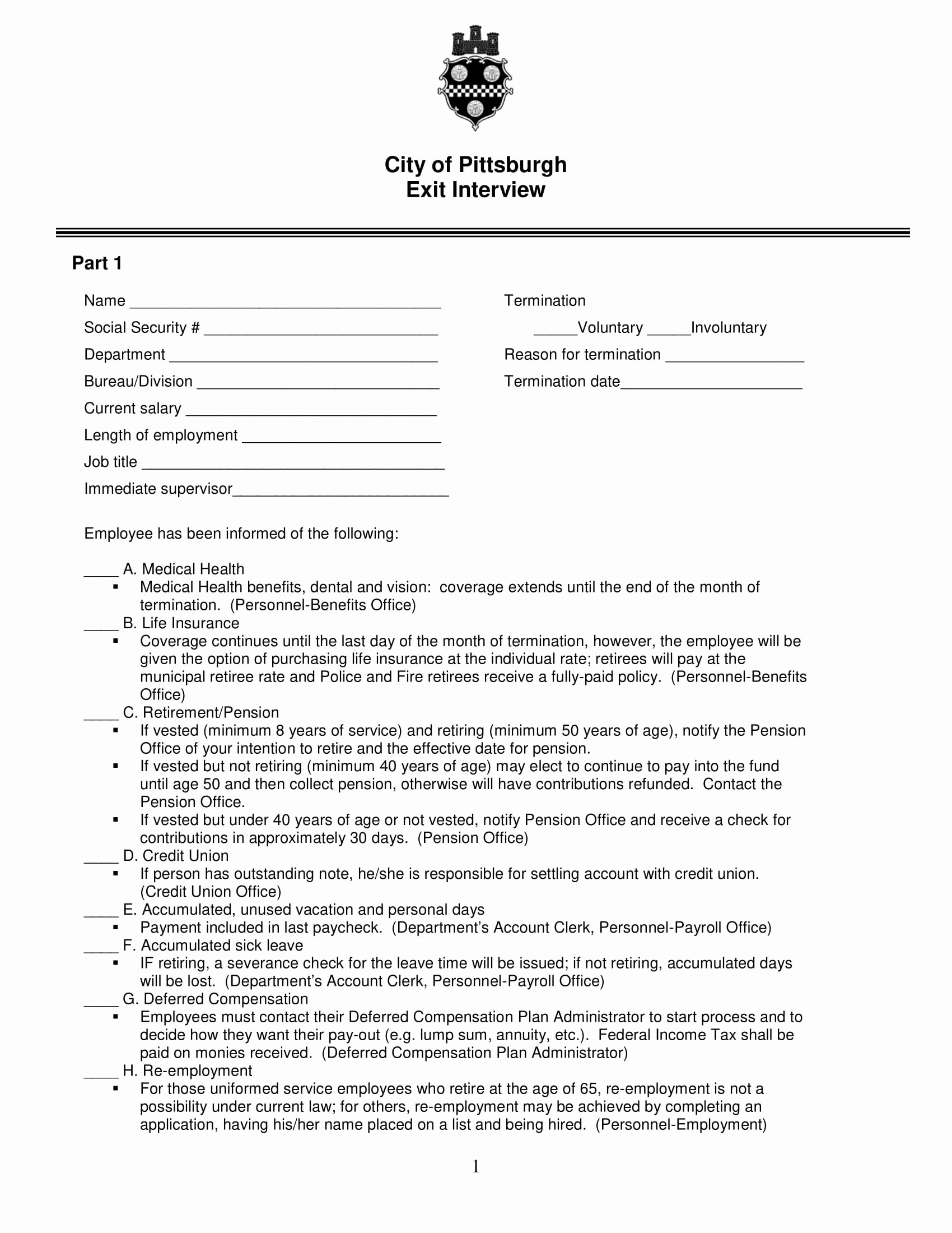 Employee Exit Interview form Inspirational 10 Employee Exit Questionnaire Examples Pdf