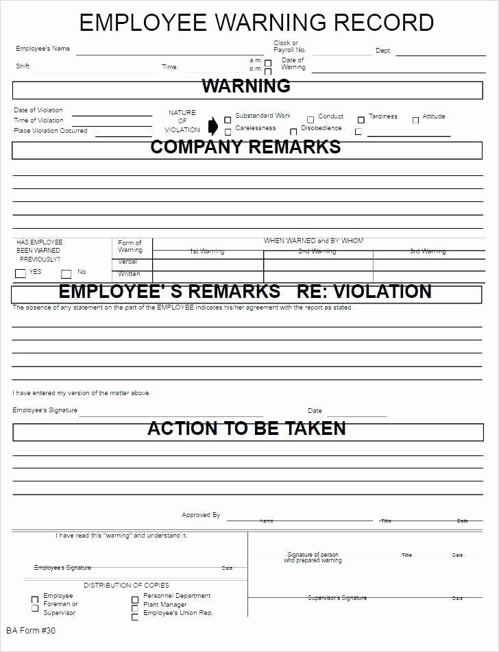 Employee Warning Notice Template Word Lovely Warning Notice form – Scsllc