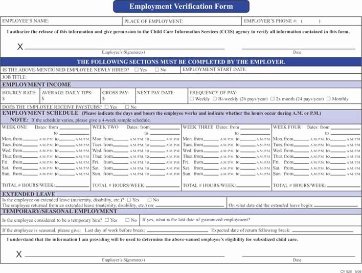Employment Verification Release form Inspirational Download Employment Verification Template for Free