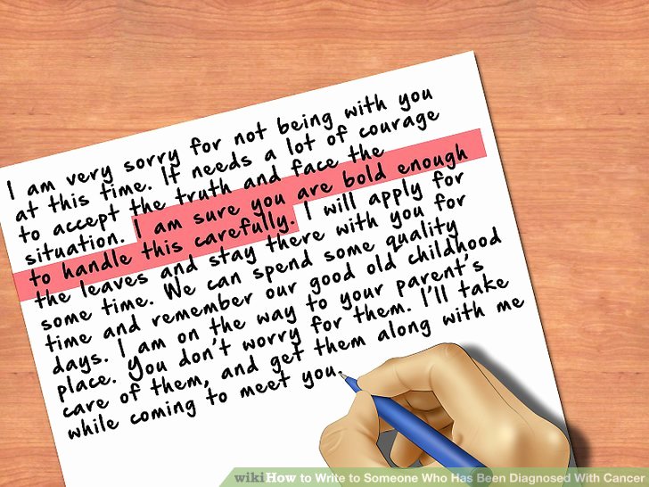 Encouragement Letter to A Friend Elegant How to Write to someone who Has Been Diagnosed with Cancer