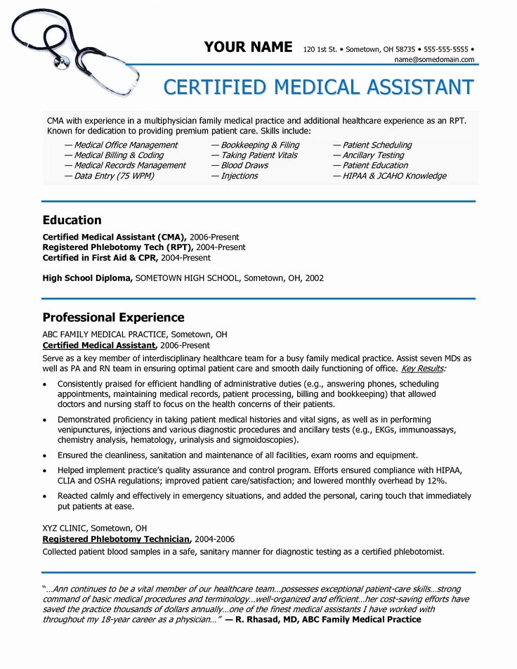Entry Level Dietitian Resume Fresh Medical assistant Resume Entry Level Examples 18 Medical assistant