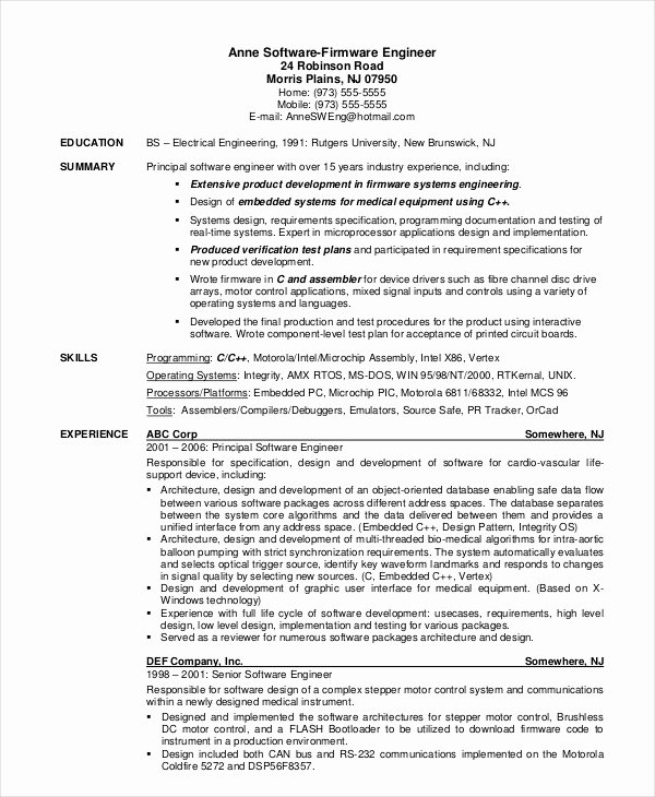 Entry Level Electrical Engineer Resume Awesome Resume Samples Electrical Engineer