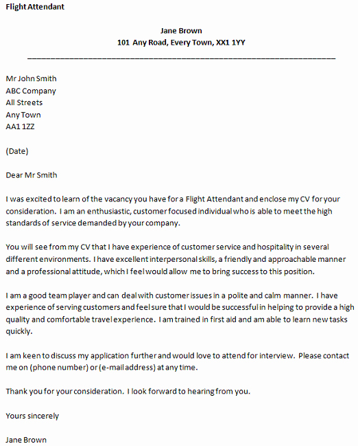Entry Level Flight attendant Resume Best Of Flight attendant Cover Letter Example forums Learnist Places to Visit In 2019