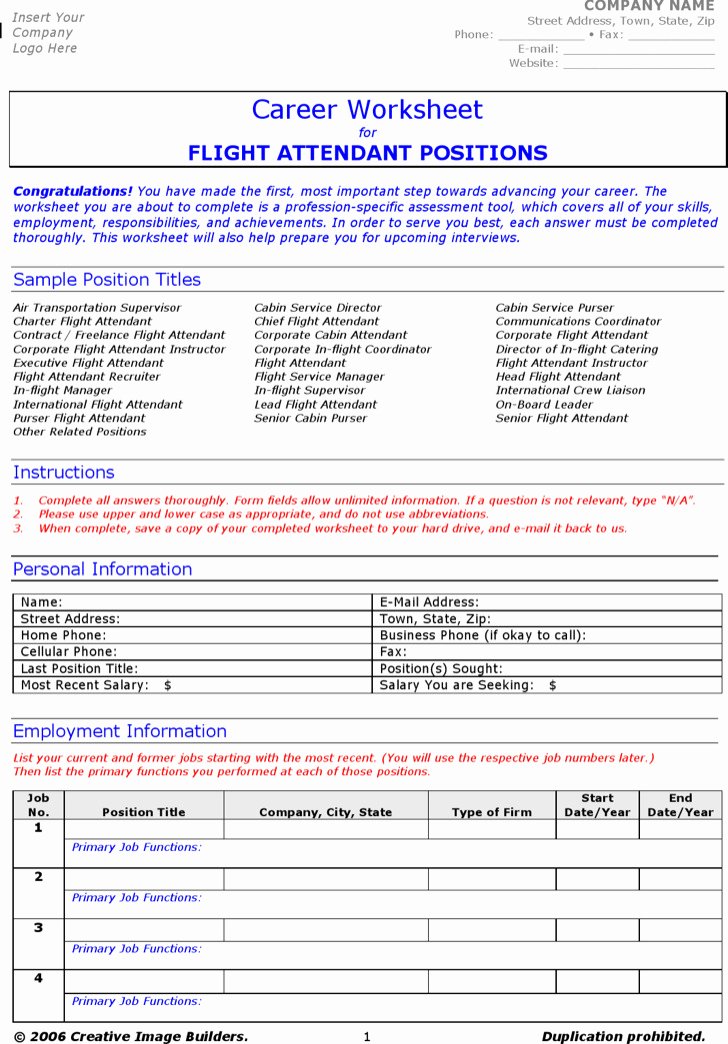 25 Entry Level Flight Attendant Resume Business Template Example