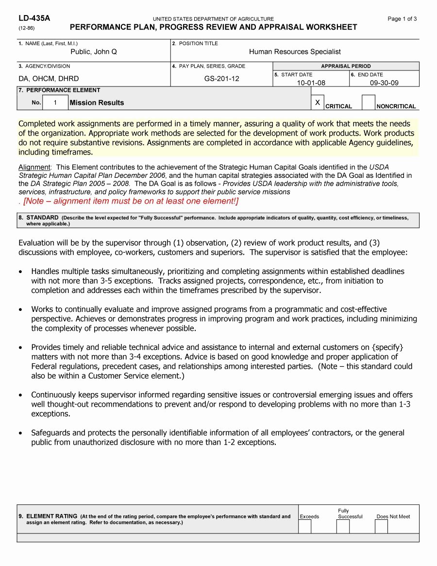 Evaluation Letter Sample for Employee Awesome 46 Employee Evaluation forms &amp; Performance Review Examples