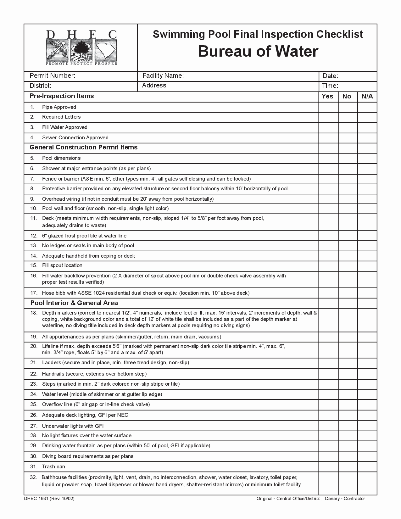 Facility Maintenance Checklist Template Best Of Template Gallery Page 2