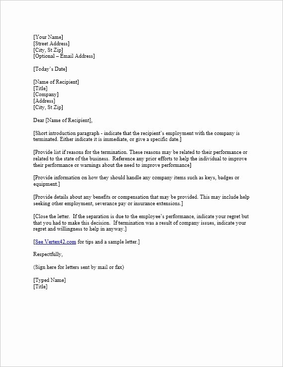 Fake College Acceptance Letter Generator Unique Sample Severance Letter to Employee
