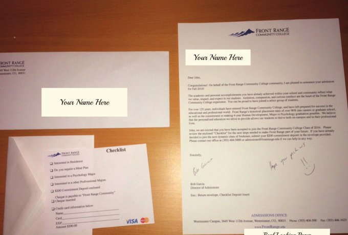Fake College Acceptance Letter Maker New Make A Customized Harvard Acceptance Letter