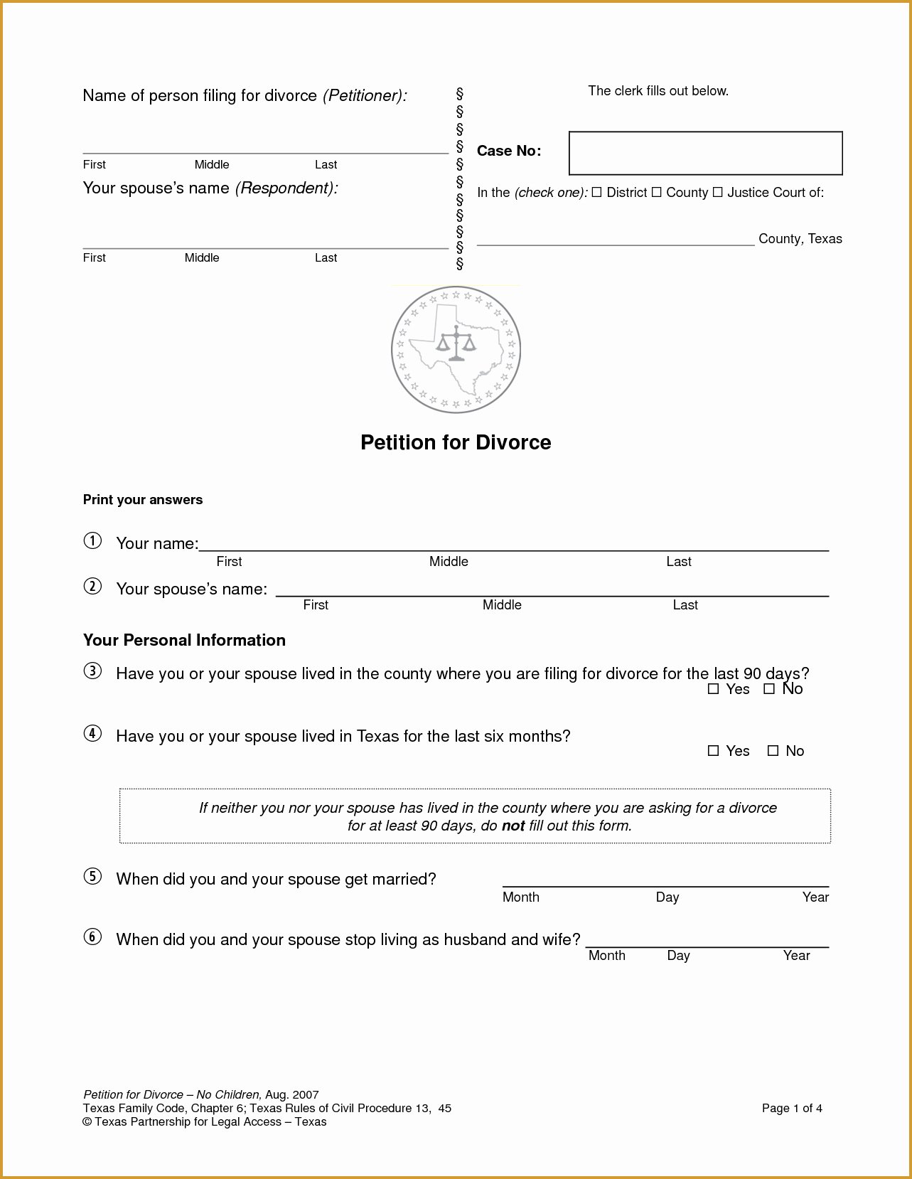 Fake Divorce Certificate Maker Lovely Nevada Divorce forms Divorce for Nevada Divorce forms