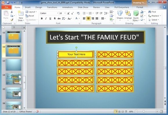 Family Feud Powerpoint Template Unique Family Feud Powerpoint Template