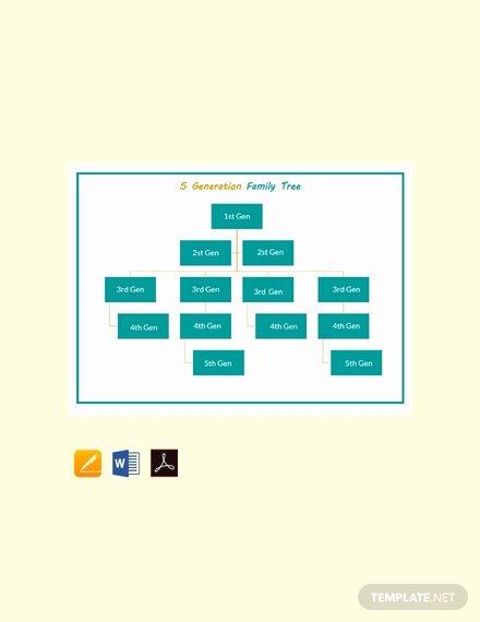 Family Tree Template Google Docs Awesome Free Kid Friendly Family Tree Template Download 38