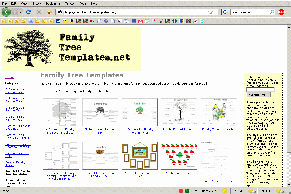Family Tree Template Google Docs Luxury Printable Family Tree Templates Available for Download at