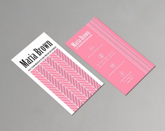 Fashion Designer Business Card Awesome Fashion Designer Business Card Template Printable Vertical