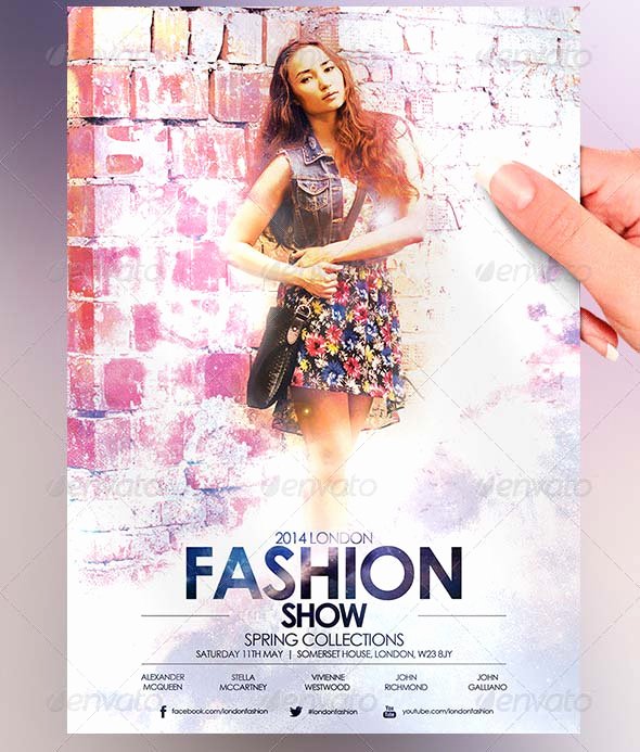Fashion Show Flyers Template Free Luxury 38 Psd Flyers for Fashion Show &amp; Promo – Desiznworld