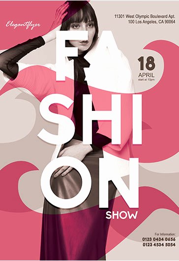 Fashion Show Flyers Templates Elegant Fashion Show – Flyer Psd Template – by Elegantflyer