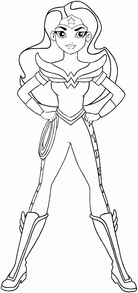 Female Superhero Coloring Pages Awesome Female Superhero Coloring Pages at Getcolorings