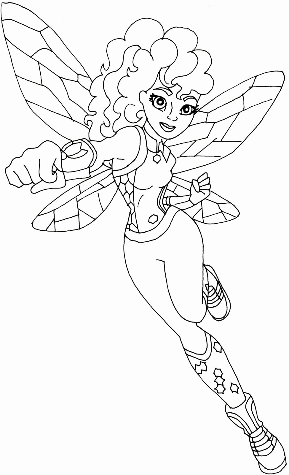 Female Superhero Coloring Pages Elegant Free Printable Super Hero High Coloring Page for Bumblebee Below is Bigger but It S In Half