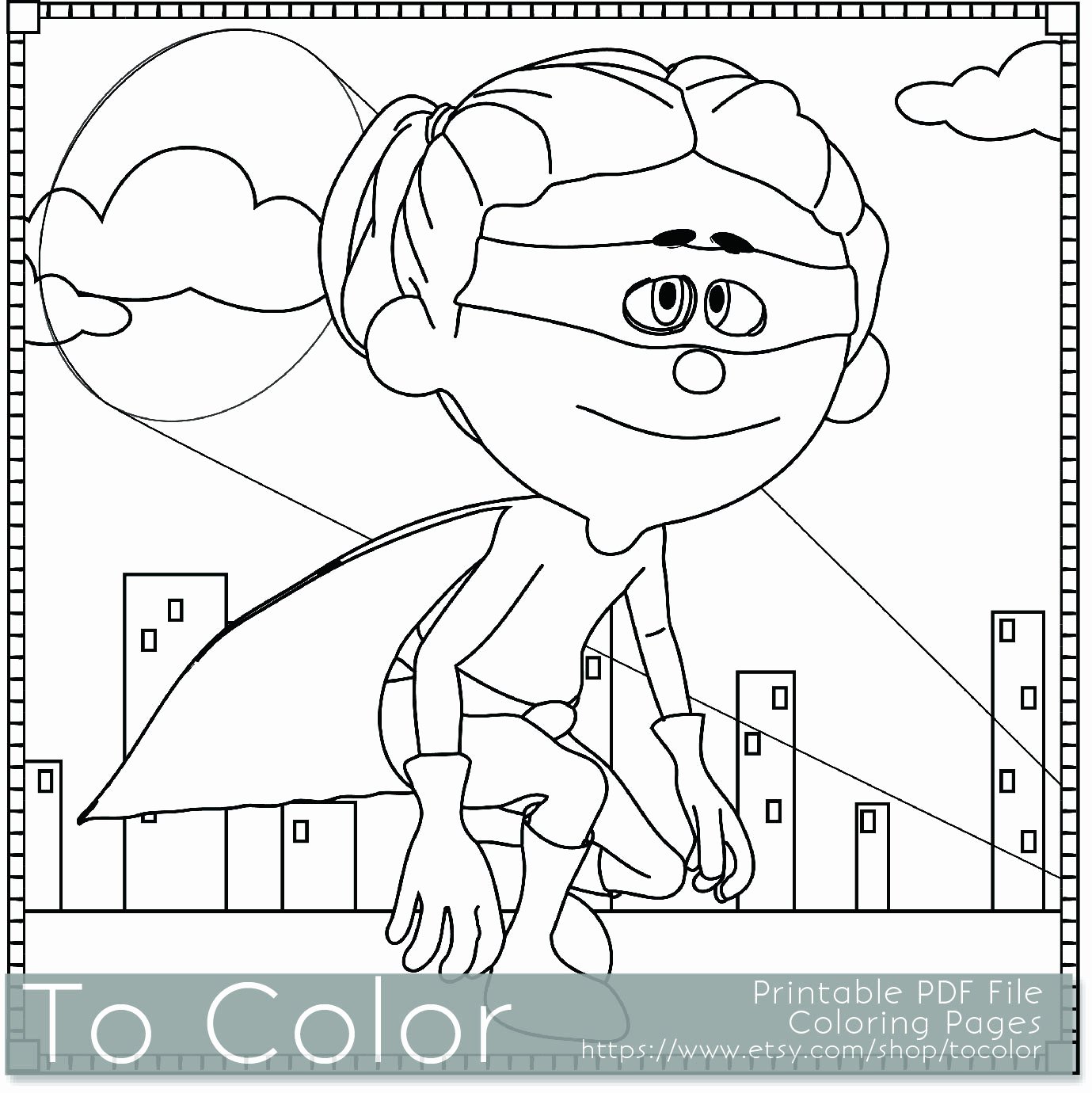 Female Superhero Coloring Pages Luxury Superhero Coloring Page Printable Girl Coloring Page by tocolor