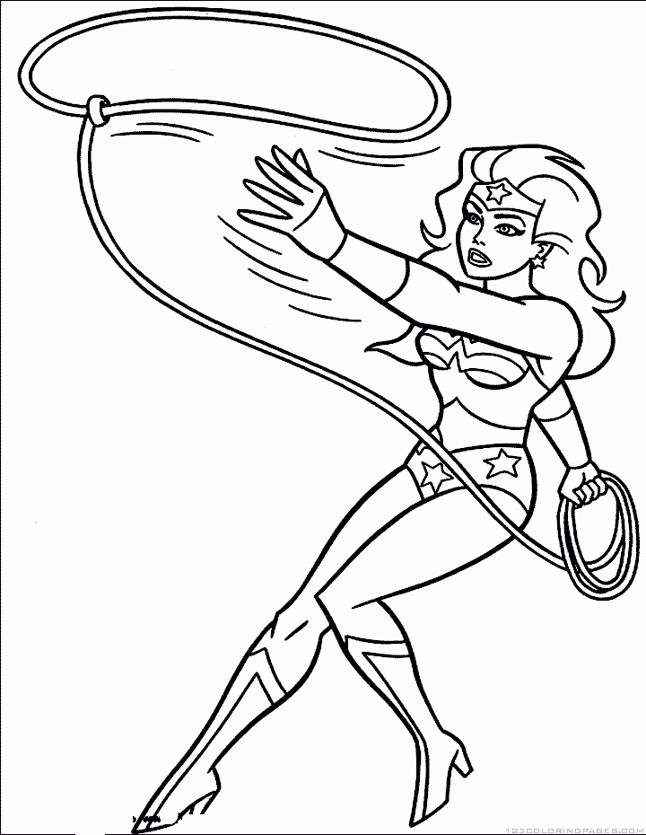 Female Superhero Coloring Pages Luxury Wonder Women Coloring Pages