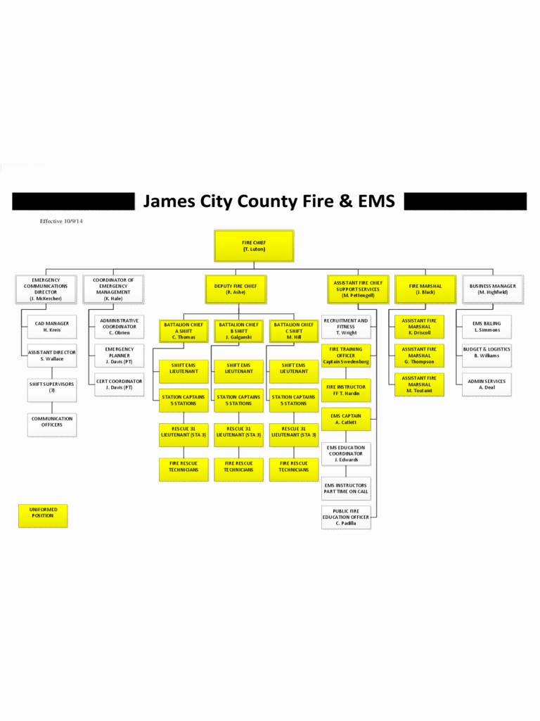 Fire Department organizational Chart Template Beautiful 2019 Fire Department organizational Chart Fillable Printable Pdf &amp; forms