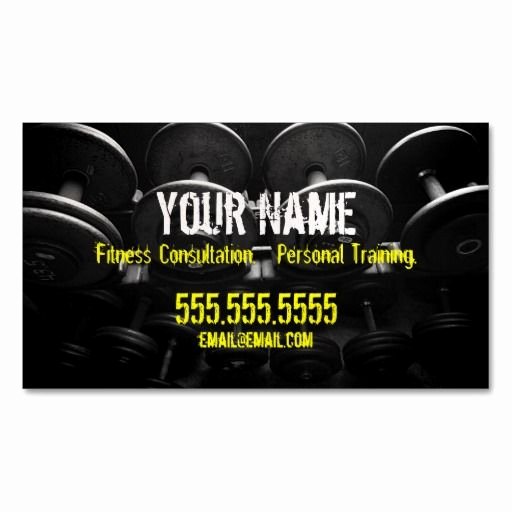 Fitness Trainer Business Cards Awesome 287 Best Fitness Trainer Business Cards Images On Pinterest