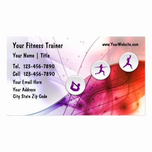 Fitness Trainer Business Cards Beautiful Fitness Trainer Business Cards