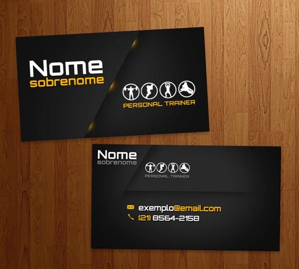 Fitness Trainer Business Cards Luxury 11 Personal Trainer Business Cards Ideas 3 Card Pinterest