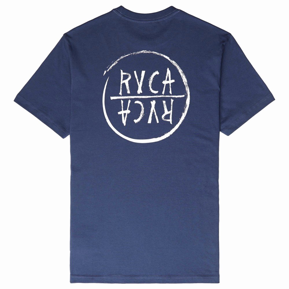 Font for T Shirt Luxury Rvca Font T Shirt Navy Blue