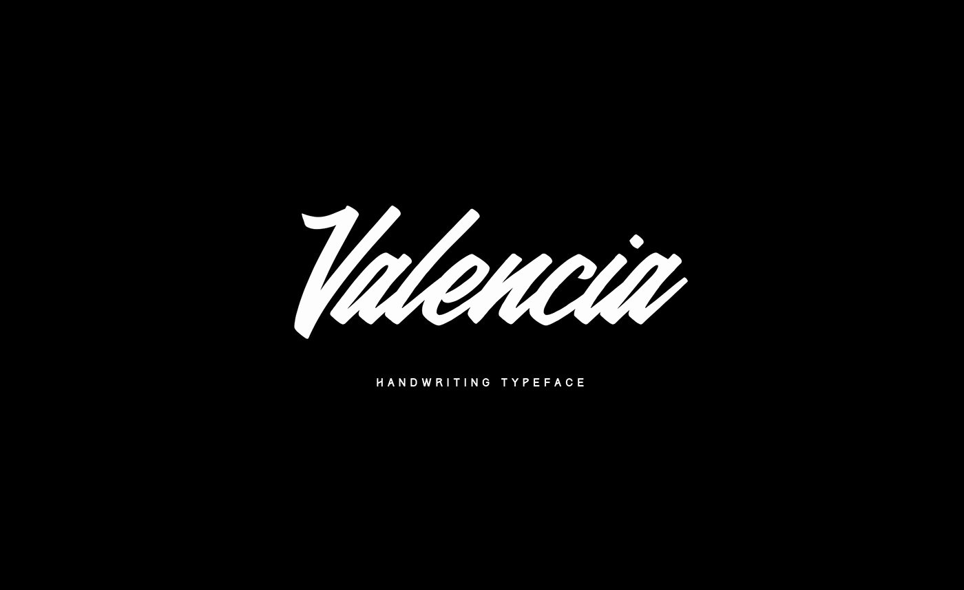 Font for T Shirts Unique Valencia Calligraphy Typeface Free Download On Behance