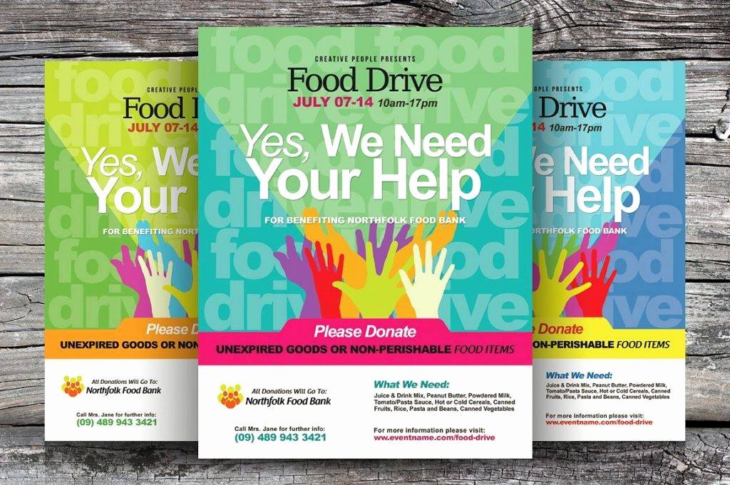 Food Drive Flyer Template Microsoft Unique 19 Campaign Flyer Examples Psd Ai Vector Eps Word