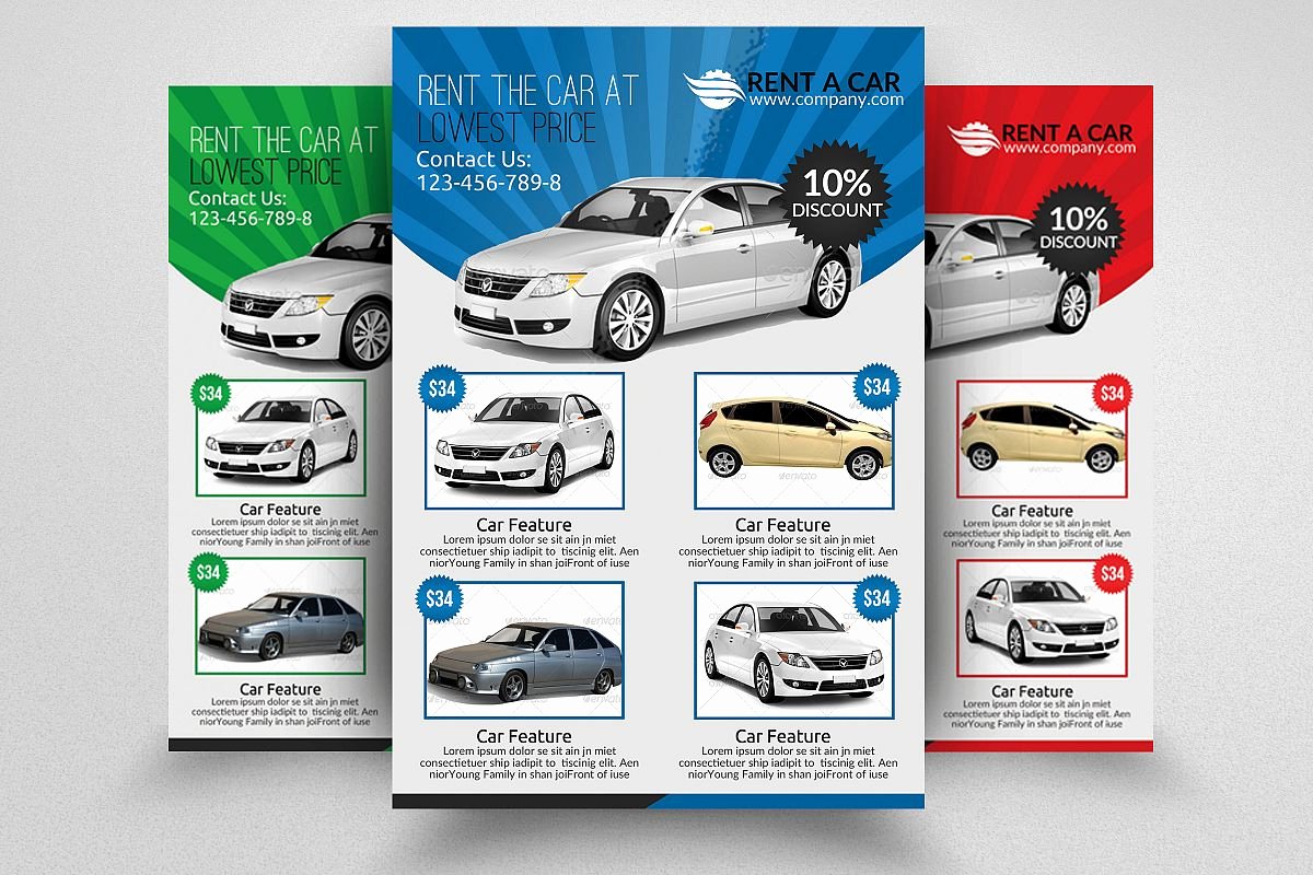 For Rent Flyer Template Beautiful Rent A Car Flyer Templates