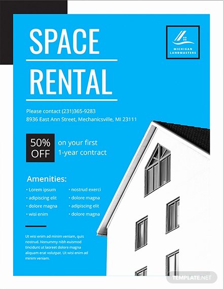 For Rent Flyer Template Elegant 29 Free Real Estate Flyer Templates Download Ready Made