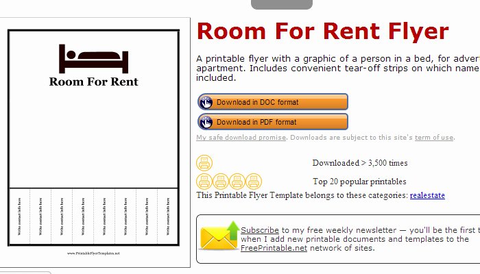For Rent Flyer Template Fresh 5 House for Rent Flyer Templates