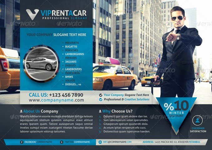 For Rent Flyer Template Luxury 25 Best Car Rental Flyer Templates – Psd Ai format 2019 Templatefor
