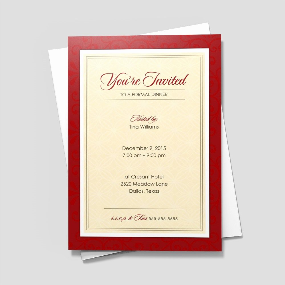 Formal Dinner Invitation Wording Fresh formal Dinner Party Baby Shower Invitations &amp; Announcements by Cardsdirect